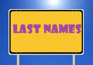 last names
