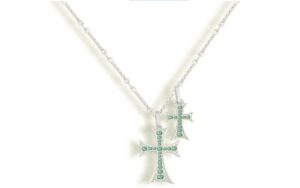 Crossed Double Pendant: Symbolism and Style Combined