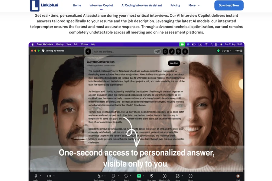 Linkjob AI Reframes Interview Help Around Live Context