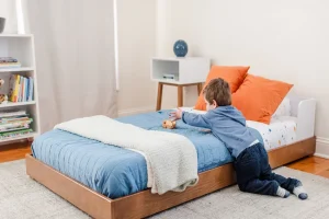 Floor bed frame